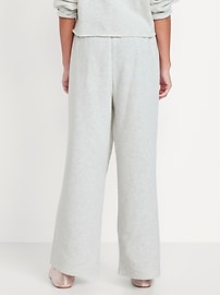 Image number 2 showing, Baggy Fleece Straight-Leg Sweatpants for Girls