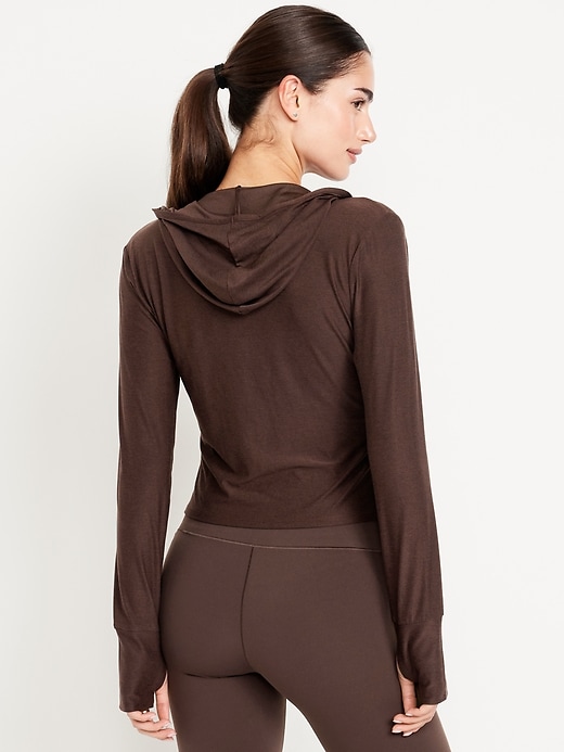 Image number 2 showing, CloudMotion Cross-Front Hoodie