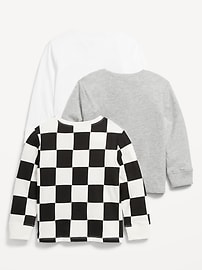 L'image numéro 2 présente T-shirt à manches longues pour tout-petit garçon (paquet de 3)