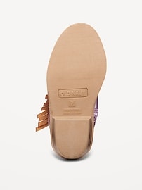View large product image 3 of 3. Shiny Side-Zip Western Boots for Toddler Girls