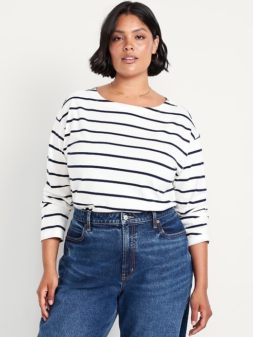 Image number 6 showing, Long-Sleeve Mariner Loose T-Shirt