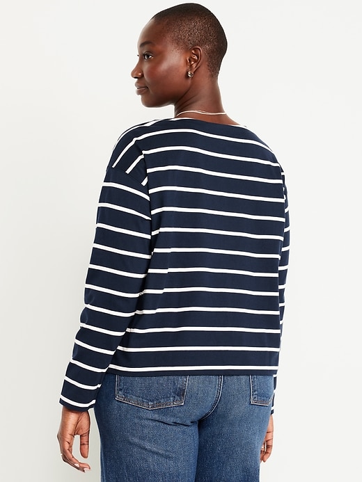 Image number 5 showing, Long-Sleeve Mariner Loose T-Shirt