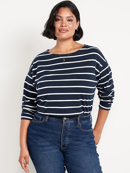 Image number 6 showing, Long-Sleeve Mariner Loose T-Shirt