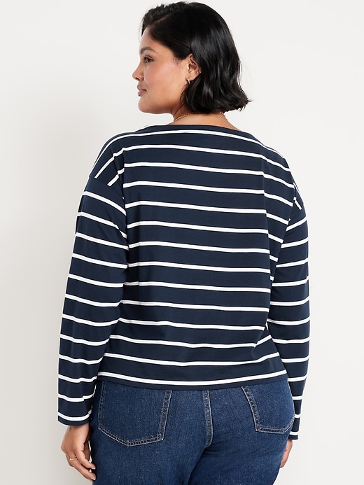 Image number 7 showing, Long-Sleeve Mariner Loose T-Shirt