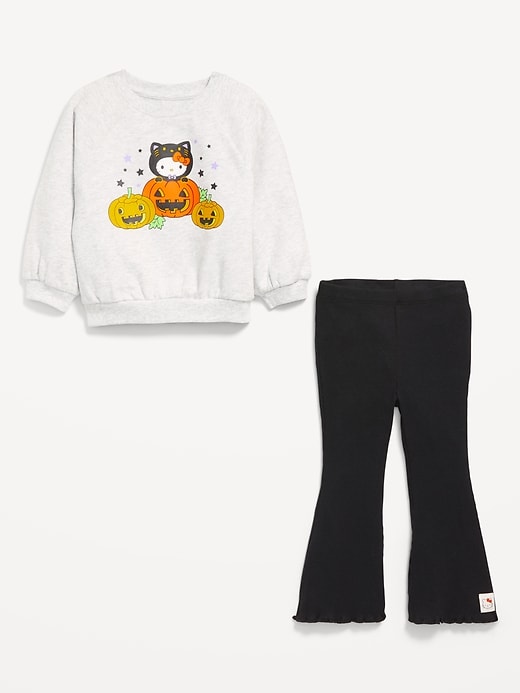 Image number 3 showing, Hello Kitty® Graphic Sweatshirt and Flare Leggings Set for Girls