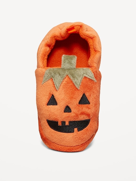 View large product image 2 of 4. Velour Critter Slippers for Toddler