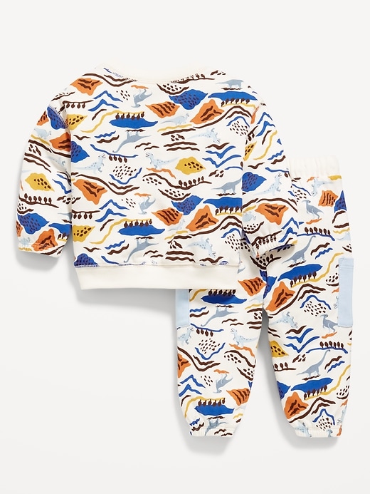 View large product image 2 of 3. French-Terry Pocket Sweatshirt and Sweatpants Set for Baby