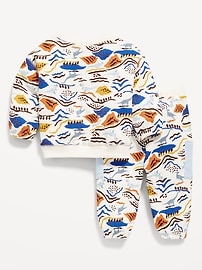 Image number 2 showing, French-Terry Pocket Sweatshirt and Sweatpants Set for Baby