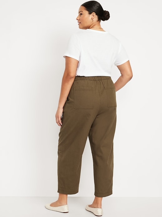 Image number 7 showing, High-Waisted Barrel Ankle Pants