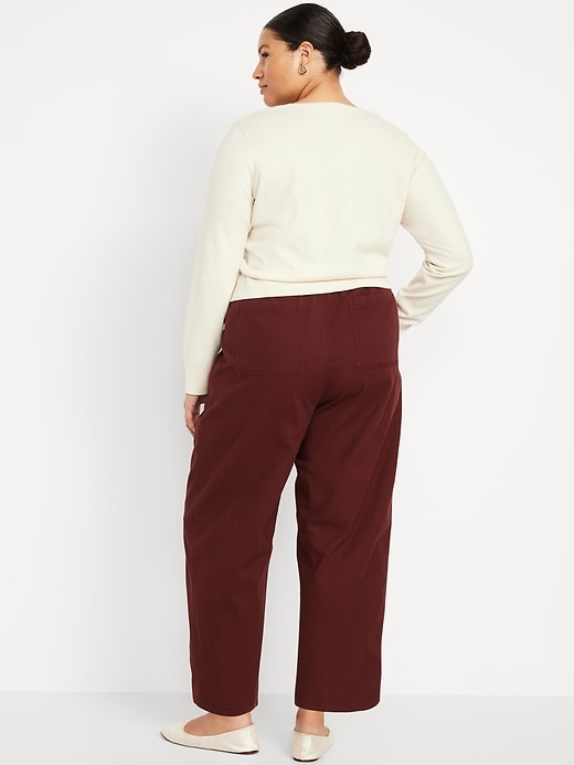 Image number 7 showing, High-Waisted Barrel Ankle Pants