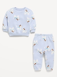 View large product image 3 of 3. Printed Henley Sweatshirt and Sweatpants Set for Baby