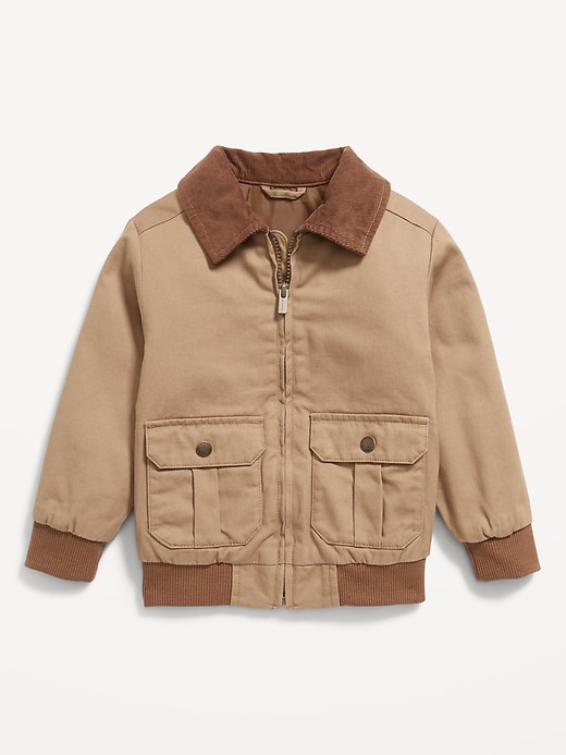 Image number 1 showing, Full-Zip Barn Jacket for Toddler Boys