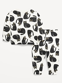 Image number 2 showing, Printed French Terry Sweatshirt and Pants Set for Baby