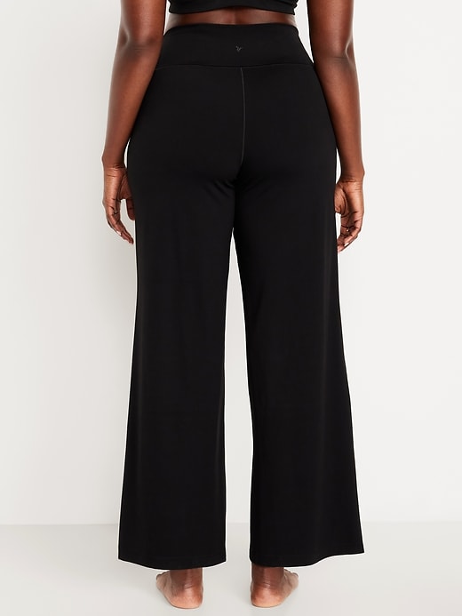 Image number 4 showing, High-Waisted StudioSmooth Wide-Leg Pants