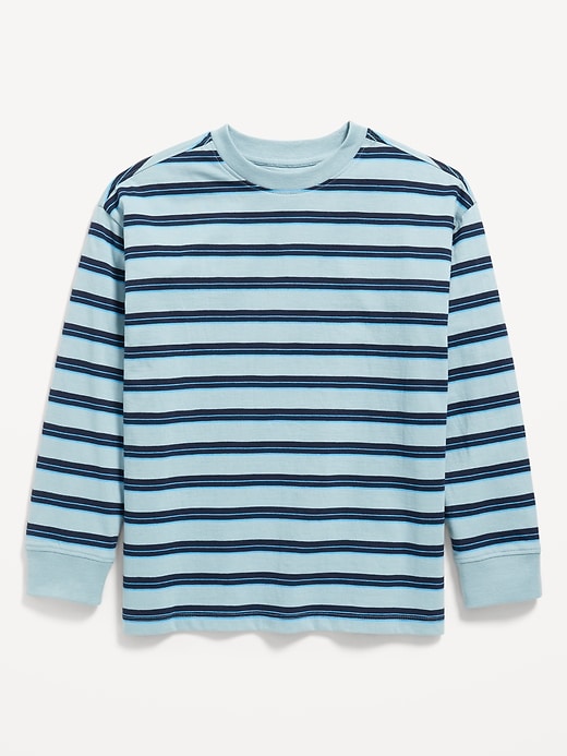 L'image numéro 2 présente T-shirt surdimensionné à manches longues à motif pour garçon