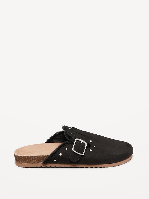 Image number 3 showing, Studded Faux-Suede Clogs for Girls