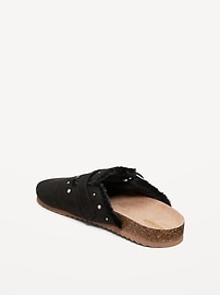 View large product image 4 of 4. Studded Faux-Suede Clogs for Girls