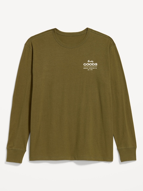 T-shirt ample à imprimé - Brun