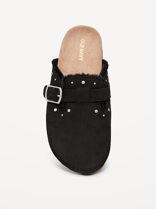 View large product image 2 of 4. Studded Faux-Suede Clogs for Girls