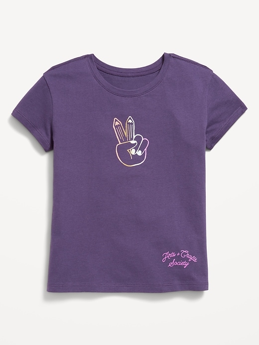 View large product image 1 of 1. Short-Sleeve Graphic T-Shirt for Girls