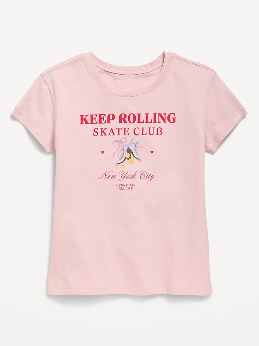 View large product image 1 of 2. Short-Sleeve Graphic T-Shirt for Girls