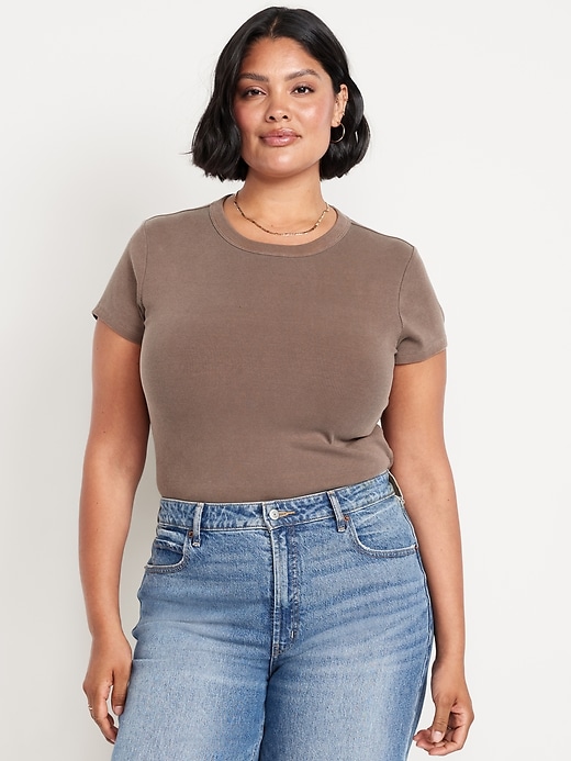 Image number 3 showing, Snug Crop T-Shirt