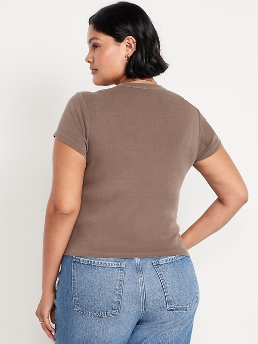 Image number 4 showing, Snug Crop T-Shirt