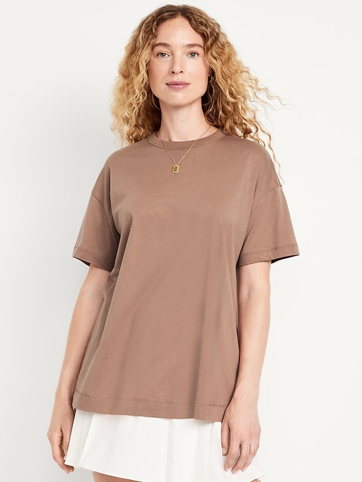 Image number 1 showing, Oversized EveryWear Tunic T-Shirt