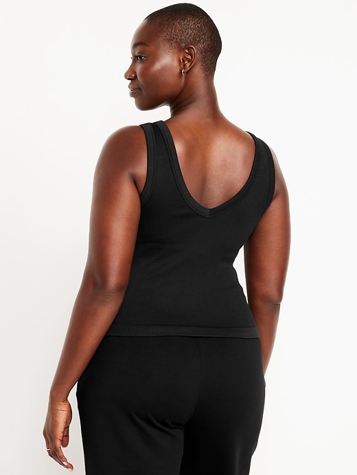 Image number 4 showing, Exhale Seamless Fitted Rib Tank