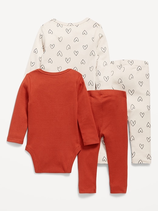 View large product image 2 of 3. Printed Bodysuit and Leggings 4-Piece for Baby