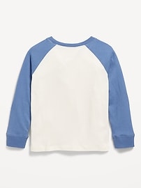 Image number 2 showing, Long-Sleeve Pocket T-Shirt for Toddler Boys