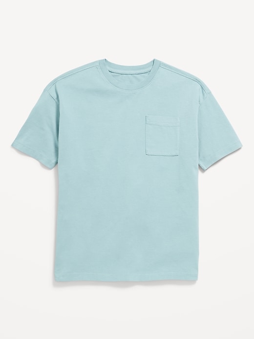 View large product image 2 of 2. Oversized Short-Sleeve Pocket T-Shirt for Boys