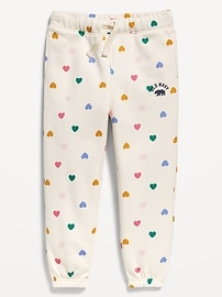 View large product image 3 of 3. Functional Drawstring Logo Joggers for Toddler Girls