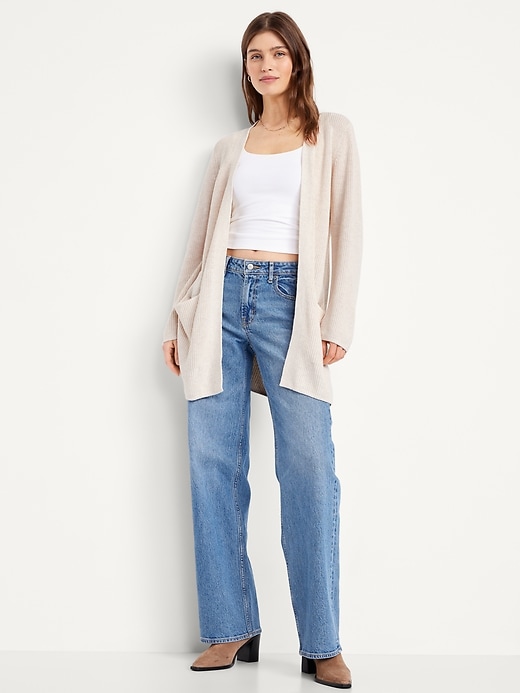 L'image numéro 8 présente Cardigan long sans boutons