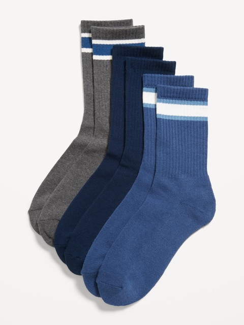 Chaussettes tubes (paquet de 3 paires) - Bleu