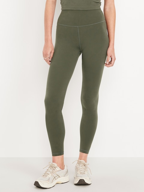 High-Waisted StudioSmooth 7/8 Leggings - Ancient Forest