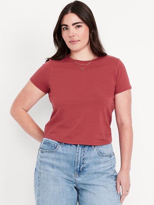 L'image numéro 4 présente T-shirt complice court