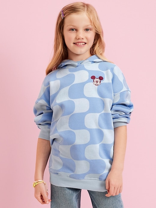 View large product image 1 of 6. Old Navy x Disney© Oversized Graphic Pullover Tunic Hoodie for Girls