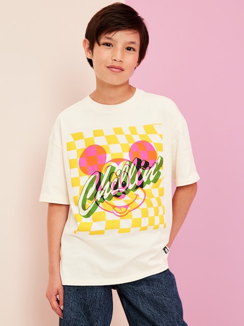 Old Navy x Disney© Oversized Graphic T-Shirt for Boys - White