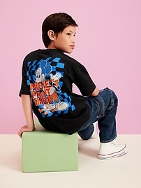 View large product image 3 of 7. Old Navy x Disney© Oversized Graphic T-Shirt for Boys