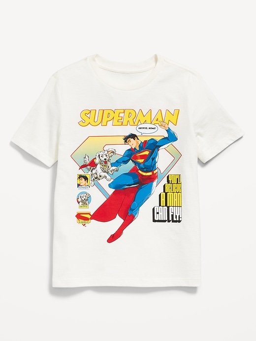 View large product image 1 of 2. DC Comics™ Superman Gender-Neutral Graphic T-Shirt for Kids
