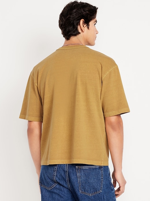 Image number 2 showing, Garment-Dyed Cropped T-Shirt