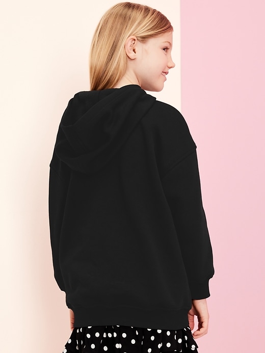 View large product image 2 of 6. Old Navy x Disney© Oversized Graphic Pullover Tunic Hoodie for Girls