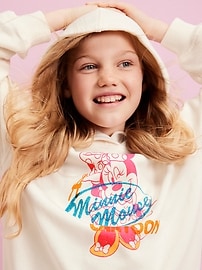 View large product image 3 of 6. Old Navy x Disney© Oversized Graphic Pullover Tunic Hoodie for Girls