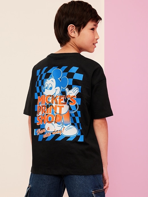 View large product image 2 of 7. Old Navy x Disney© Oversized Graphic T-Shirt for Boys