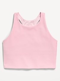 Image number 2 showing, PowerSoft Longline Ribbed Sports Bra for Girls