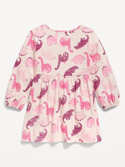 Image number 2 showing, Printed Long-Sleeve Dress for Toddler Girls