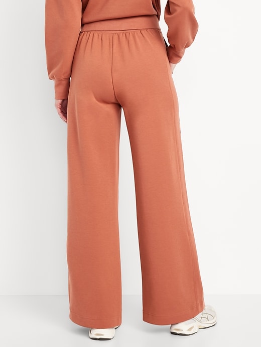 Image number 2 showing, Extra High-Waisted Dynamic Fleece Wide-Leg Sweatpants