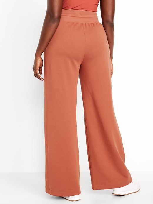 Image number 5 showing, Extra High-Waisted Dynamic Fleece Wide-Leg Sweatpants