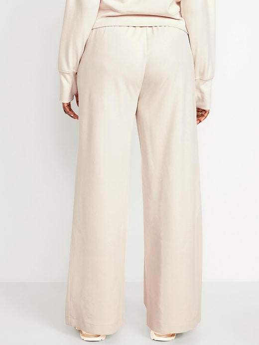 Image number 5 showing, Extra High-Waisted Dynamic Fleece Wide-Leg Sweatpants